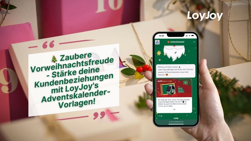 Zaubere Vorweihnachtsfreude - Stärke deine Kundenbeziehungen mit LoyJoy's Adventskalender-Vorlagen