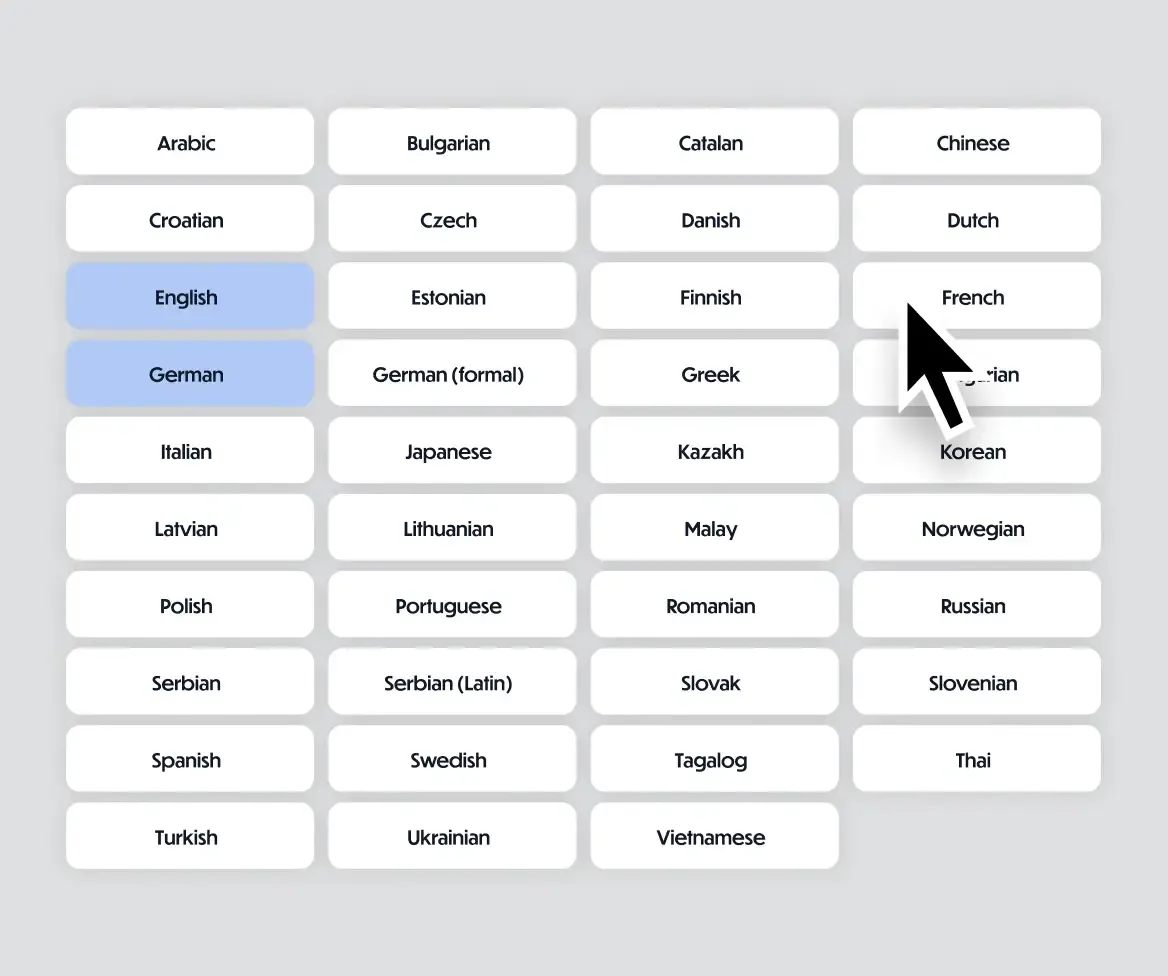 Multi‑Language & Localization