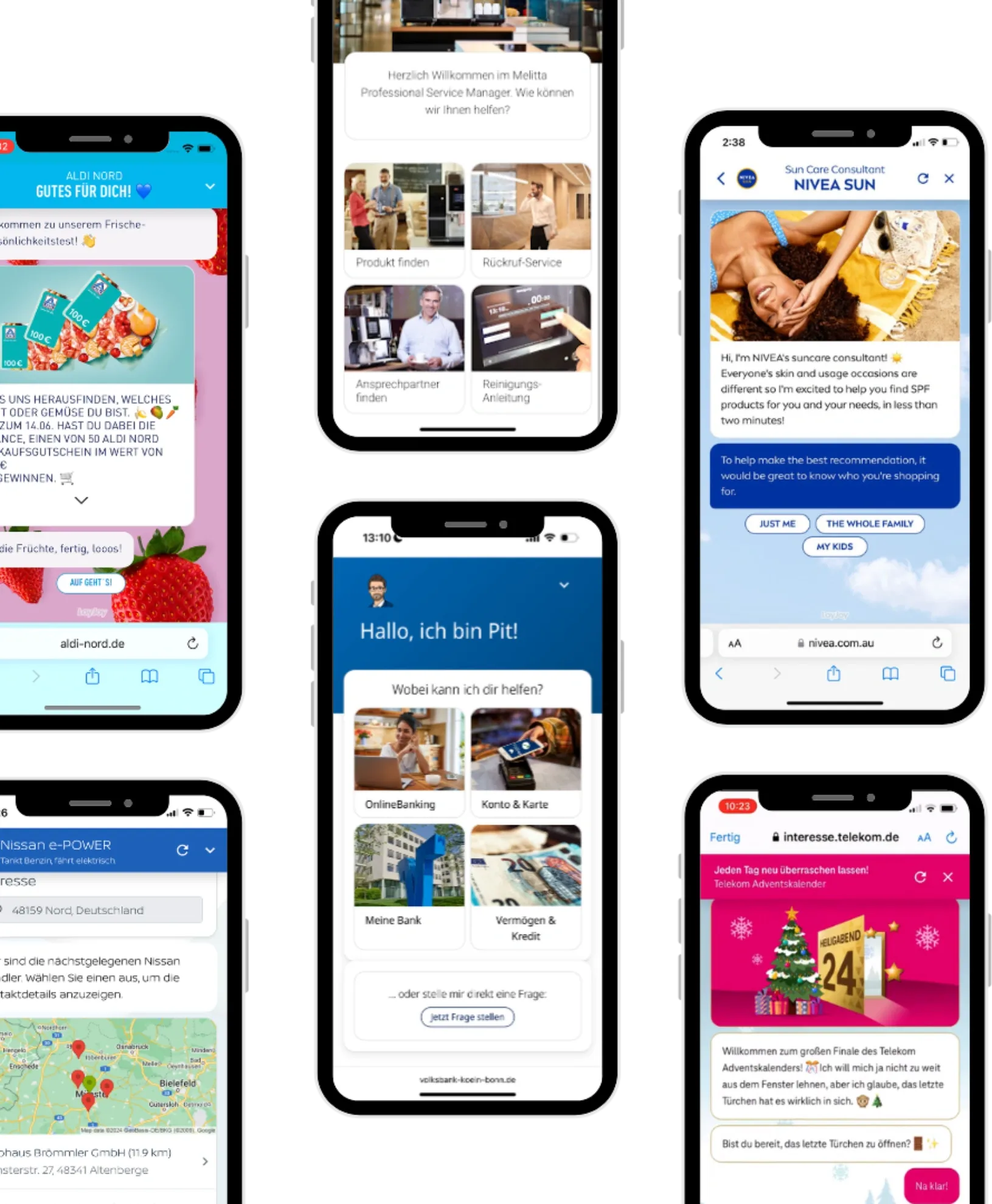 Attractive, accessible chat UI for enthusiastic customers