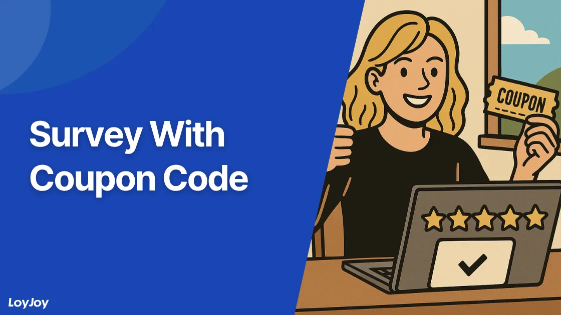 Survey with Coupon Code Template